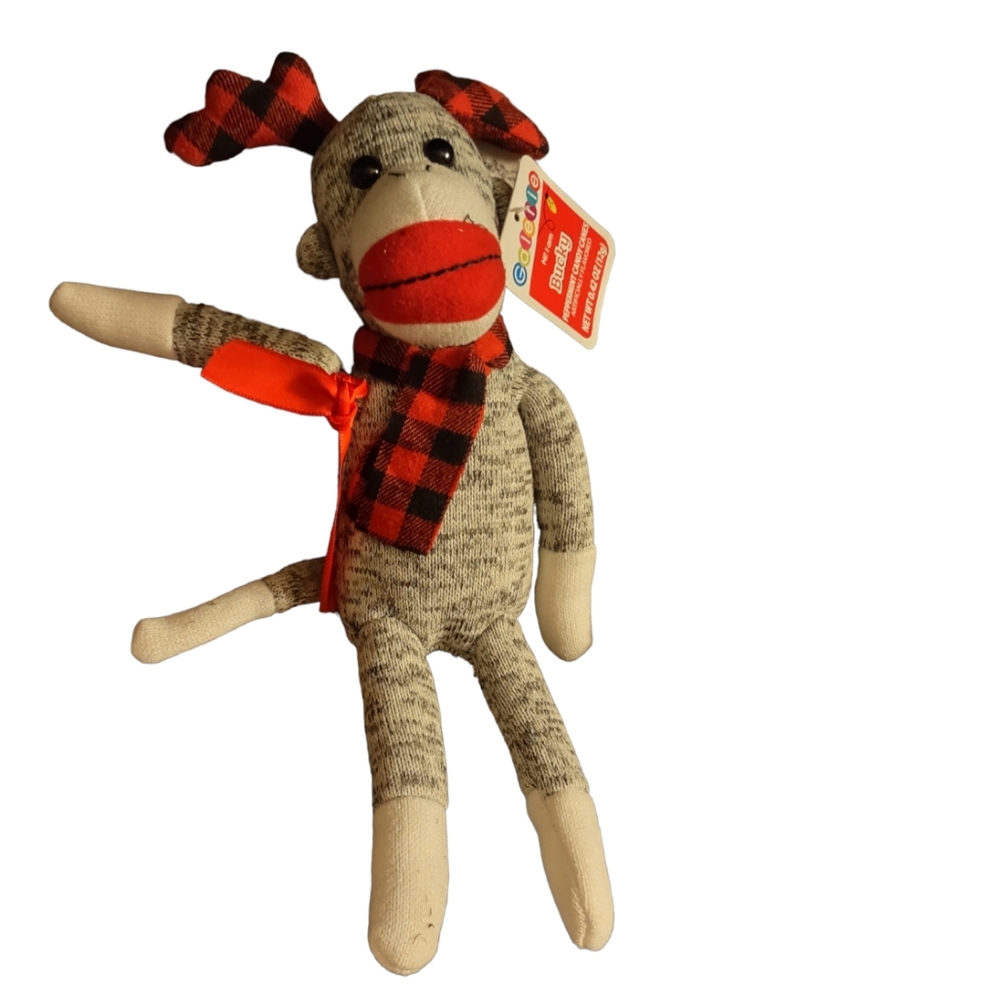 Bucky sock monkey reindeer